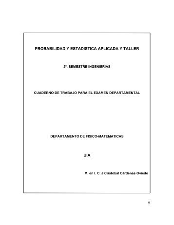 Cuaderno de Probabilidad 1 - fismat uia