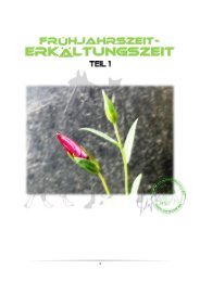 Frühjahrszeit- Erkältungszeit Teil 1