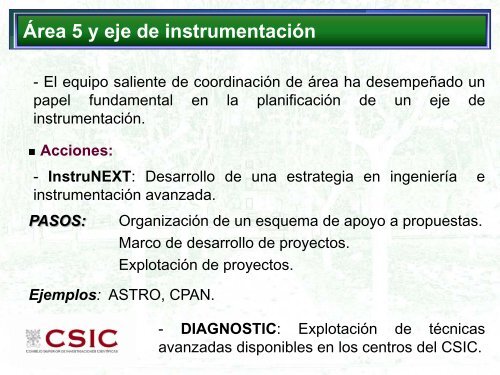 informe de 2010 - Instituto de Estructura de la Materia