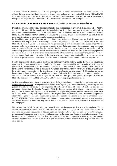 memoria de 2009 - Instituto de Estructura de la Materia - Consejo ...