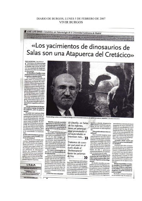 DIARIO DE BURGOS, LUNES 5 DE FEBRERO DE 2007