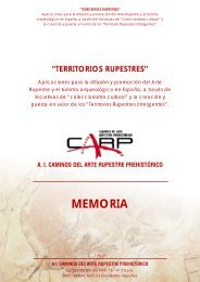 Territorios Rupestres - caminos de arte rupestre prehistórico