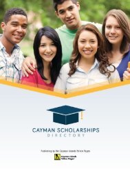 Cayman Scholarships Directory 2015