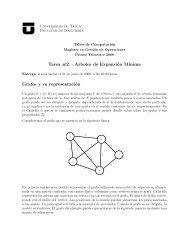 Tarea #2 - Facultad de IngenierÃ­a - Universidad de Talca