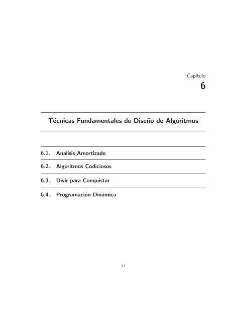 Tabla de Contenidos