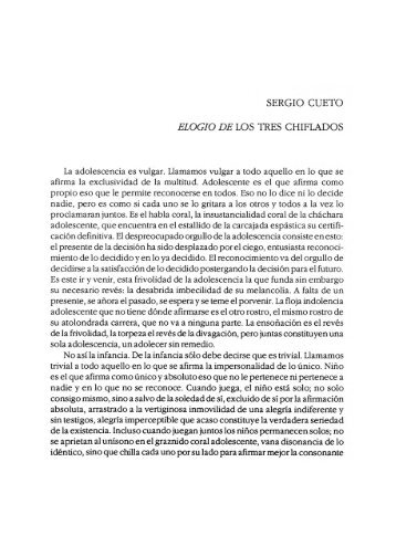 Sergio Cueto: Elogio de Los tres chiflados - Lector ComÃºn