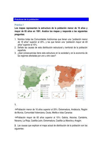 PrÃ¡ctica 1 Los mapas representan la estructura de la poblaciÃ³n ...