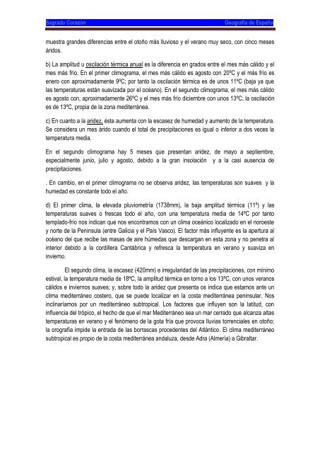 tema 5: los climas de espaÃ±a tema 6: los dominios climÃ¡ticos en ...