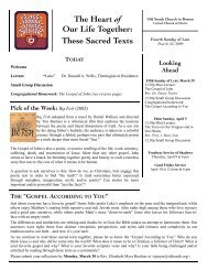 Study Guide - Old South Church