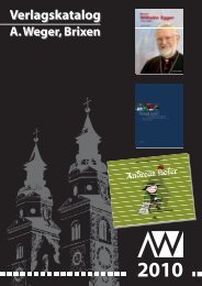 Verlagskatalog - Weger