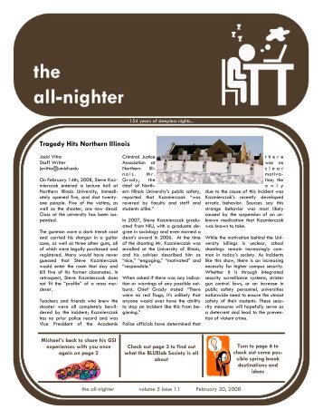 Volume 5 Issue 11 - The All-Nighter