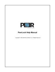 PeerLock User Guide v3 - Purple Rage