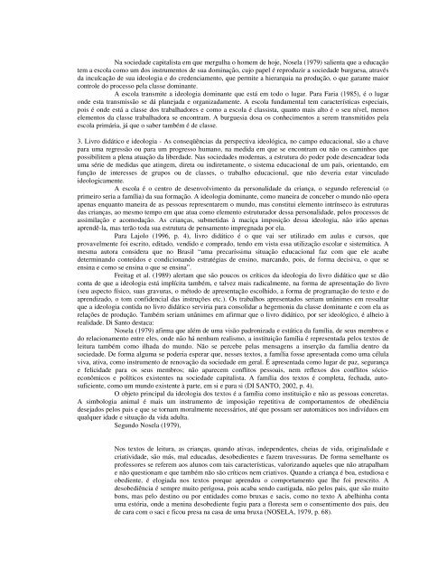 A ideologia nos textos didÃ¡ticos - Celsul.org.br