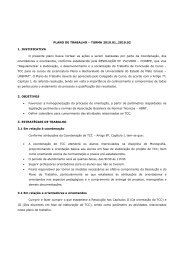 PLANO DE TRABALHO â TURMA 2010.01_2010.02 1 ... - UNEMAT