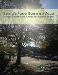 Seattle'S ForeSt ecoSyStem ValueS - Forterra