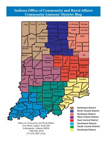 OCRA Community Liason Map