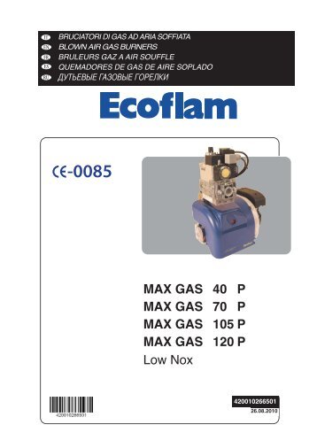 Max Gas 40-70-105-120 P.pdf - Elco Ecoflam