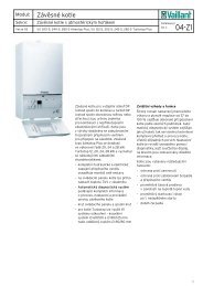 Vaillant VU atmoTOP turboTOP Plus technickÃ¡ dokumentace.pdf