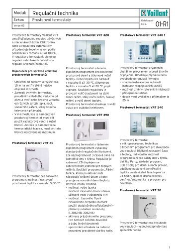 Vaillant prostorove termostaty technickÃ¡ dokumentace.pdf