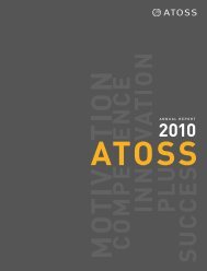 Annual report 2010 - Atoss AG