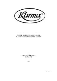 KonvekÄnÃ­ kamna GAMA F25 - Karma as