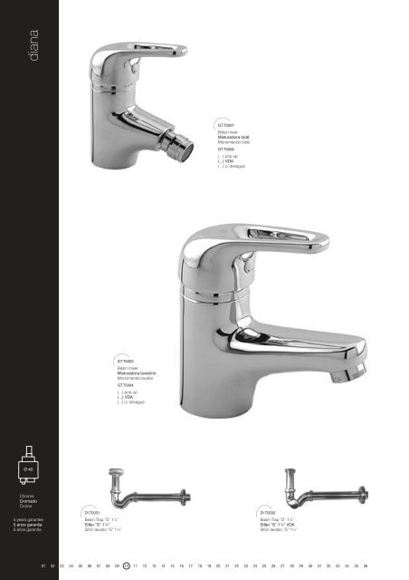 single lever mixers monocomandos monomandos - Torneiras OFA