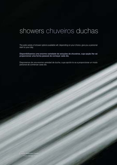 showers chuveiros duchas