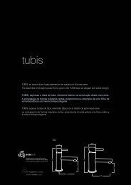 TUBIS, an idea of tube, basic element in the ... - Torneiras OFA