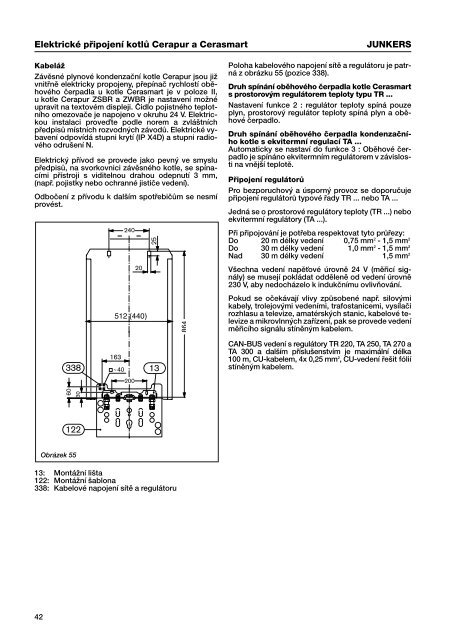 Junkers kondenzaÄnÃ­ kotle Cerapur technickÃ¡ dokumentace 2.pdf