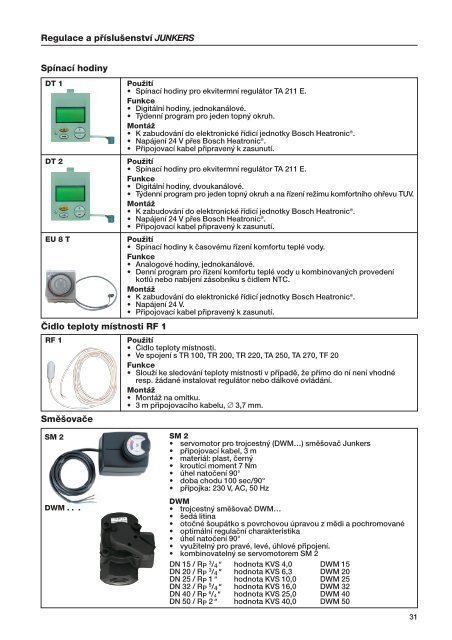 Junkers zÃ¡vÄsnÃ© kotle Euromaxx technickÃ¡ dokumentace.pdf