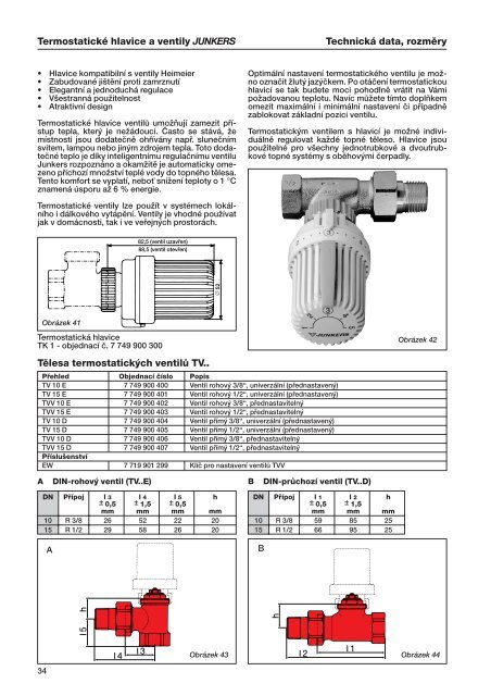 Junkers zÃ¡vÄsnÃ© kotle Euromaxx technickÃ¡ dokumentace.pdf