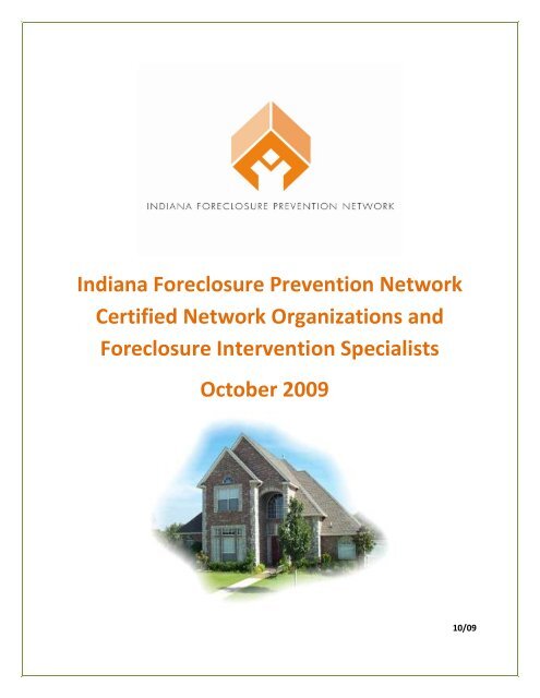 Indiana Foreclosure Prevention Network Certified Network ...