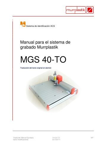 MGS 40-TO - Murrplastik Systemtechnik