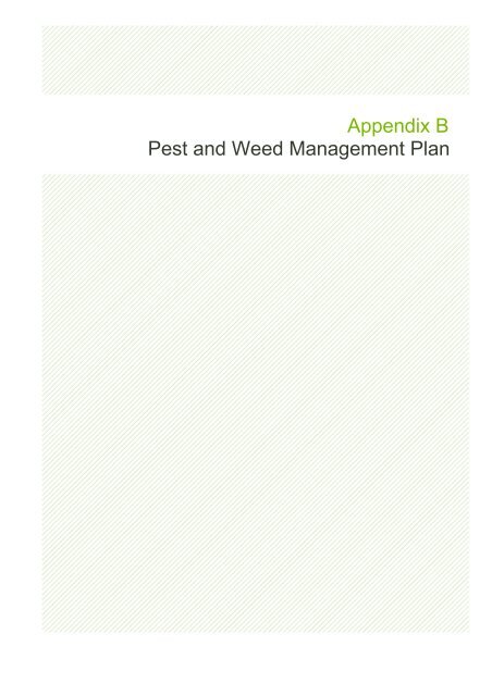 Appendix B – Pest and Weed Management Plan (5 MB) - Santos