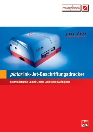 pictor Ink-Jet-Beschriftungsdrucker - Murrplastik Systemtechnik