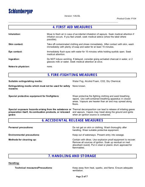 SAFETY DATA SHEET - Santos