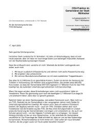 CDU-Fraktion im Gemeinderat der Stadt MÃ¼hlacker - GÃ¼nter BÃ¤chles ...