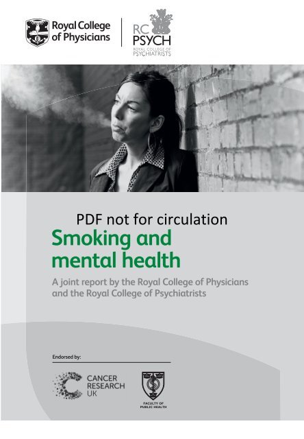 Smoking and mental health - NCSCT