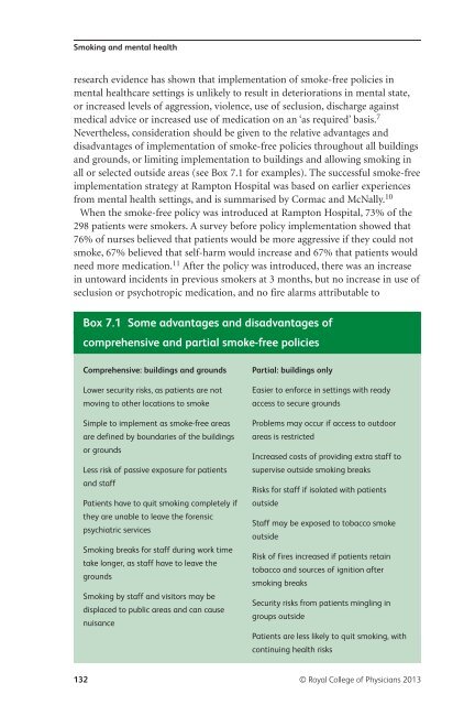 Smoking and mental health - NCSCT