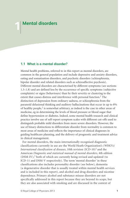 Smoking and mental health - NCSCT