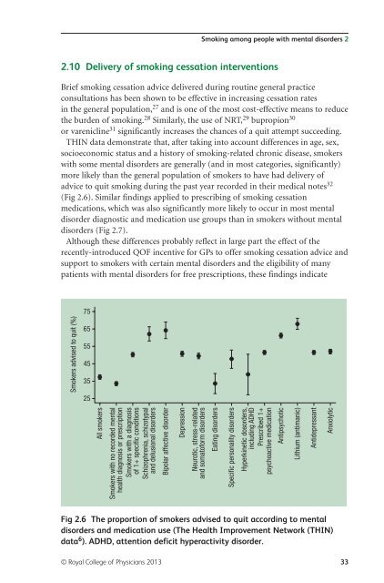 Smoking and mental health - NCSCT