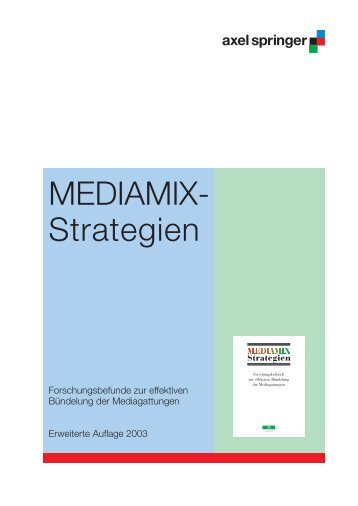 MEDIAMIX- Strategien - ABC Marketingpraxis
