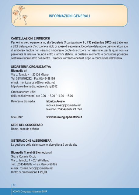 programma Preliminare SINP_interno.qxd - Biomedia online