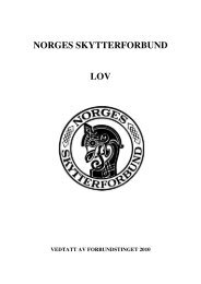 gjeldende lov - Norges Skytterforbund