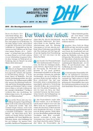 Ausgabe 03-2008 - DHV-Deutscher Handels- und ...