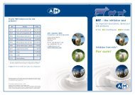 AiM Flyer - Analytik in Milch Produktions- und Vertriebs GmbH