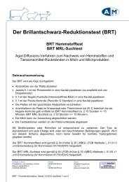 BRT - Produktinformation - Analytik in Milch Produktions- und ...