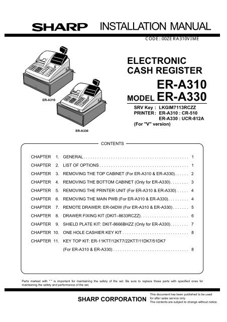 cash register parts