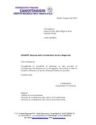 Lettera convocazione e moduli candidatura - canottaggio-fvg