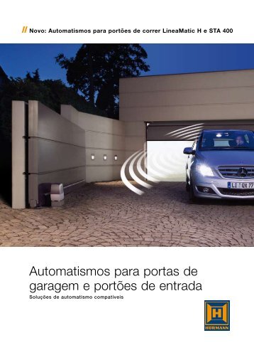 Automatismos para portas de garagem e portÃµes de ... - Globalconstroi